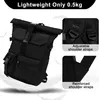 Rucksack, Rolltop Rucksack Herren Damen 25L-30L, Groß Produktbild-Vorschau 5