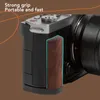 Close-up of a camera grip attached to a camera. Podgląd zdjęcia produktu