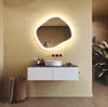 Kúpe??ové zrkadlo 84x74cm - koso?tverec s LED osvetlením - Náhľad obrázku produktu 9