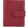 Esquire Pelle porta carte di credito Oslo Nappa Wallet Red Anteprima dell’immagine prodotto 6