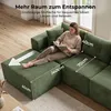 Cord Modulsofa mit Tiefsitz, frei kombinierbares Ecksofa Produktbild-Vorschau 2