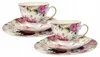 Kaffeeporzellan 6 Elem 2x Tasse 2x Untertasse 2x Teller Produktbild-Vorschau 1