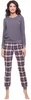 Merry Style Damen Schlafanzug Zweiteiler Pyjama lang bunt Produktbild-Vorschau 5
