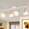 ZMH reflektor sufitowy vintage biała lampa sufitowa 4 Podgląd zdjęcia produktu 1