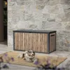 Keter Gartenbox "Sierra" 643L - 144x70x73 cm - naturgetreue Produktbild-Vorschau 4