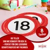 Happy Birthday 18 Teller – 8er-Pack, Ø 23 cm, elegante Deko Produktbild-Vorschau 3