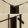 i-flair schwarze Eck-Duschkabine 80x100x180 cm aus Produktbild-Vorschau 5