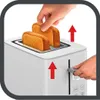 Tefal Toaster Sense, 7 Bräunungsstufen; Digitaldisplay; Produktbild-Vorschau 4