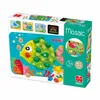 The image shows the retail packaging of a children's mosaic toy with a fish theme. Podgląd zdjęcia produktu