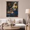MuchoWow® Wandteppich Wandbehang Milchmädchen - Kunst - Produktbild-Vorschau 5