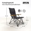 Aluminium Faltsessel Faltstuhl Low Campingstuhl eloxiert Produktbild-Vorschau 3