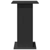 A black pedestal or stand against a white background. Produktbild-Vorschau