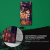 Wohnzimmer-Bild Leinwand Uhr Quarz 30x60 Herbstliche Wald Produktbild-Vorschau 5