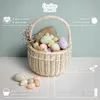 Creative Home Bianco Cestino in Vimini Piccolo con Manico | Anteprima dell’immagine prodotto 3