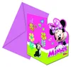 Amscan Minnie Karte, Urodziny, Różowy, Papier, 6 szt., 140 Podgląd zdjęcia produktu 3