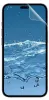 A screen protector is shown on a smartphone with a water splash background. Produktbild-Vorschau