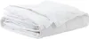 A folded white duvet on a white background. Produktbild-Vorschau
