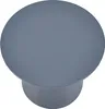 A top-down view of a round, gray-blue side table. Podgląd zdjęcia produktu