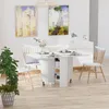 Klappbarer Esstisch, platzsparender Klapptisch fš¹r 6 Produktbild-Vorschau 2