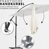 SWANEW Sonnenschirm mit LED Beleuchtung Ampelschirm 350cm- Produktbild-Vorschau 3
