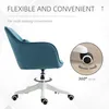 HOMCOM Chaise de bureau velours fauteuil bureau massant Voir les images du produit 11