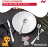 Couverts pour enfants Nirosta Safari, couverts de haute Voir les images du produit 5