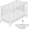 roba Roombed, lit bébé 60 x 120 cm « Liebhabär », lit Voir les images du produit 8