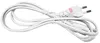 Weiß - Stromkabel Netzkabel Kabel EU-Stecker für Produktbild-Vorschau 5