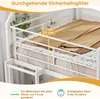 COSTWAY Hochbett 90x200cm mit Rutsche, Leiter & Dach, Produktbild-Vorschau 7