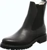 A black leather Chelsea boot is shown against a white background. Produktbild-Vorschau