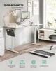 A modern home office setup with a standing desk, monitors, and accessories. Produktbild-Vorschau