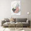 Bilder auf glas - Einteilig - Zahlen Weiß Golden - 80x120cm Produktbild-Vorschau 7