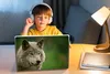 MuchoWow® Laptop Aufkleber Sticker Cover Wolf - Grau - Fell Produktbild-Vorschau 3