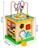 Cubo educativo per l'ordinamento di oggetti in legno + Anteprima dell’immagine prodotto 8