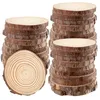 Set van 30 Natuurlijke Houten Schijven voor Creatieve Productafbeelding-voorbeeld 2