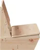vidaXL Gartenstühle 2 Stk. 60x64x70,5 cm Massivholz Kiefer Produktbild-Vorschau 5