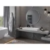 Mexen Loft lustro łazienkowe okragłe 100 cm, rama biała - Podgląd zdjęcia produktu 3