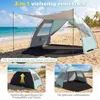 COSTWAY Parasol plażowy z ochroną UV 50+, namiot plażowy z Podgląd zdjęcia produktu 2