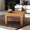 Krok Wood Couchtisch Bonn aus Massivholz in Buche 75x50x45 Produktbild-Vorschau 1