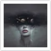 Poster - Poster ohne Rahmen - Quinoa Frau Gesicht - 60x60 Produktbild-Vorschau 1