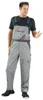 Planam Latzhose Highline Gr. 52 zink/schiefer/rot Produktbild-Vorschau 8