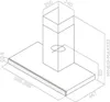 ELICA JOY BLIX/A/90 Striebornosivý digestor Náhľad obrázku produktu 4