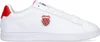 A white K-Swiss sneaker with red accents. Produktbild-Vorschau
