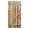 A panel made of half-round dark brown bamboo poles, bound together with black string. Anteprima dell’immagine prodotto