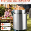 SucceBuy pentola per zuppa in acciaio inox, capacità 64 Anteprima dell’immagine prodotto 2