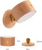 Akku-Wandleuchte aus Holz, LED-Wandleuchte für den Produktbild-Vorschau 4