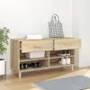 Schuhschrank Sonoma-Eiche 102x35x55 cm Holzwerkstoff Produktbild-Vorschau 2