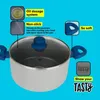 Gustosa pentola antiaderente da 24 cm, adatta per friggere Anteprima dell’immagine prodotto 4