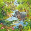 Puzzle Zvířata v džungli 3x49 dílků Náhled obrázku produktu 4