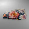 Bild auf Leinwand - Leinwandbild - 5 Teile - Blumen Produktbild-Vorschau 2